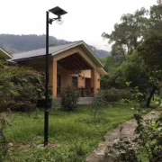 Solar street lighting project in Shaanxi